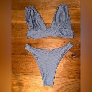 Monday Swimwear Blue Bikini Set